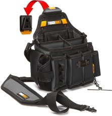 画像1: ToughBuilt Master Electrician Pouch + Shoulder Strap TB-CT-104 Black Full Size　電工袋 (1)