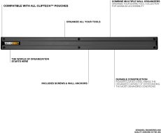 画像2: ToughBuilt TOU-53 TB-53 24" Wall/Van Organiser　オーガナイザー (2)
