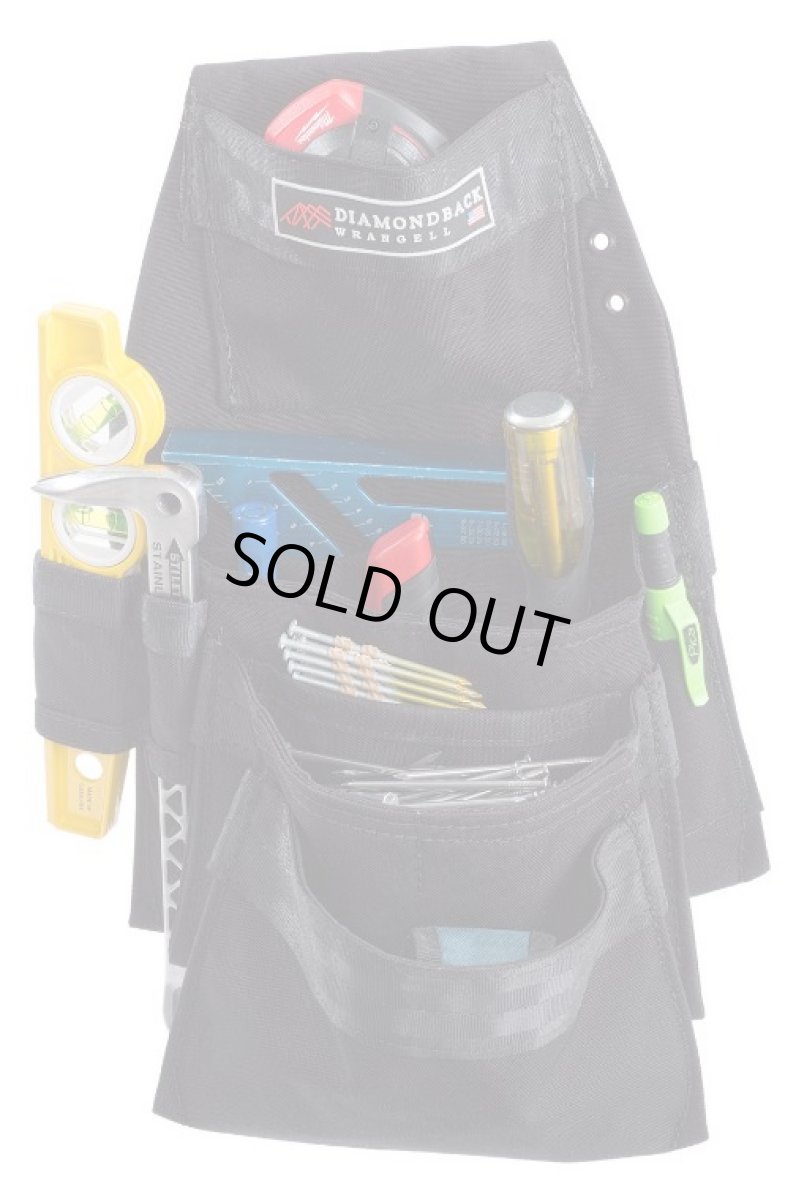 画像2: DIAMONDBACK WRANGELL POUCH(ランゲルポーチ) (ブラック右) P1-BK-R (2)