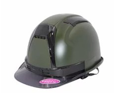 画像1: トーヨーセフティー　ヘルメットヴェンティーxGranGearコラボ　390F-OTSS(カーキグリーン)　マット塗装　(M) (1)