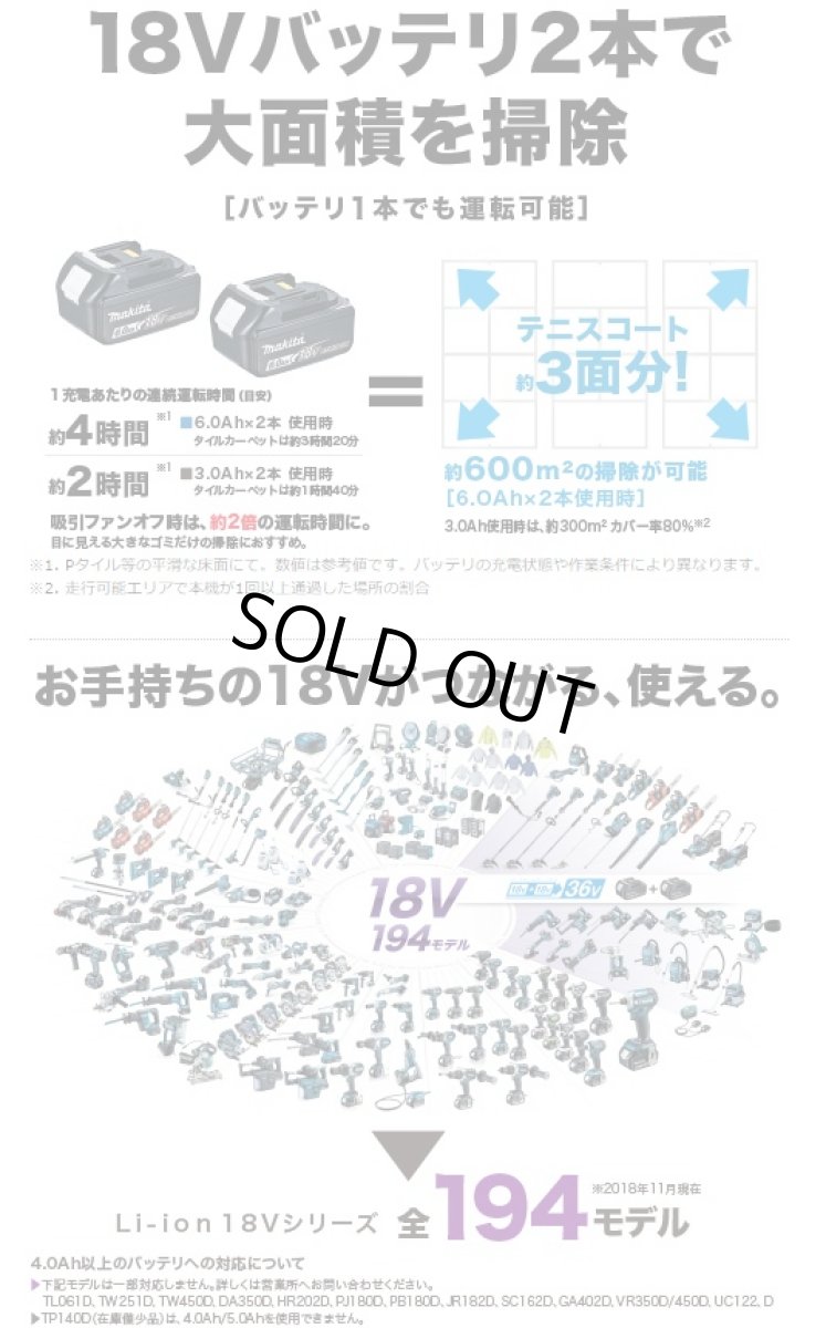 画像3: マキタ　18Vロボットクリーナー　RC200DZ　本体のみ/タイマー予約「入のみ」仕様 (3)