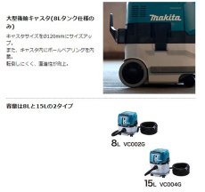 画像4: マキタ　40V充電式集じん機　VC004GZ　本体のみ/粉じん専用 (4)