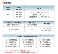 画像5: マキタ　40V充電式ファン　CF002GZ　(青)　本体のみ (5)