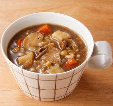 画像2: IZAMESHI　ポルチーニ茸とハト麦のスープ ３個セット！　 (2)