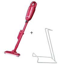 画像1: マキタ　【特別セット】10.8V充電式クリーナー　CL115FDWR（レッド）　クリーナースタンド特別セット 【CL115FDWR(レッド)+クリーナースタンド(SCS-001)】 ワンタッチスイッチ　掃除機　コードレス　正規品　軽量 (1)