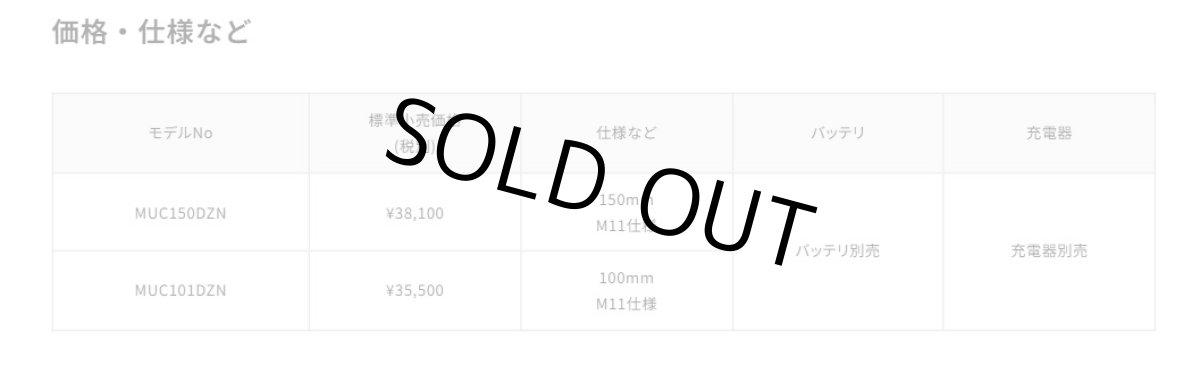 画像12: マキタ　MUC150DZN　18V充電式ハンディソー　本体のみ バッテリ・充電器別売 (12)